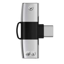 USB-C to Dual USB-C Adapter for Charging and Audio