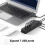 Concentrador USB con opciones de 7 y 4 puertos, conmutable, datos 6