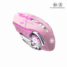 Rechargeable Wireless Bluetooth and 2.4G USB Gaming Mouse Silent Backlight E-Sports Mouse for Laptop Macbook PC Game Office