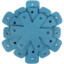 Pot Pan Protectors, Set of 12 and 4 Different Sizes, Larger & Thicker Pan Pot Separator Pads for Stacking and Protecting Your Cookware Cyan