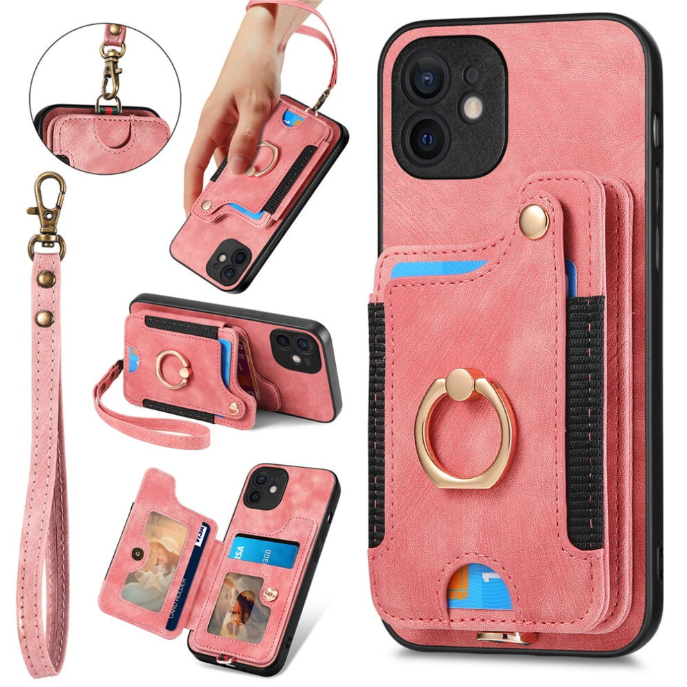Iphone 12 Wallet Case Pu Leather Flip Folio With Rfid 9418476981371