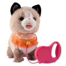 Realistic Interactive Robot Dog with Touch Sensing, Voice Mimic & Licking Motion – Compatible with Leash Remote