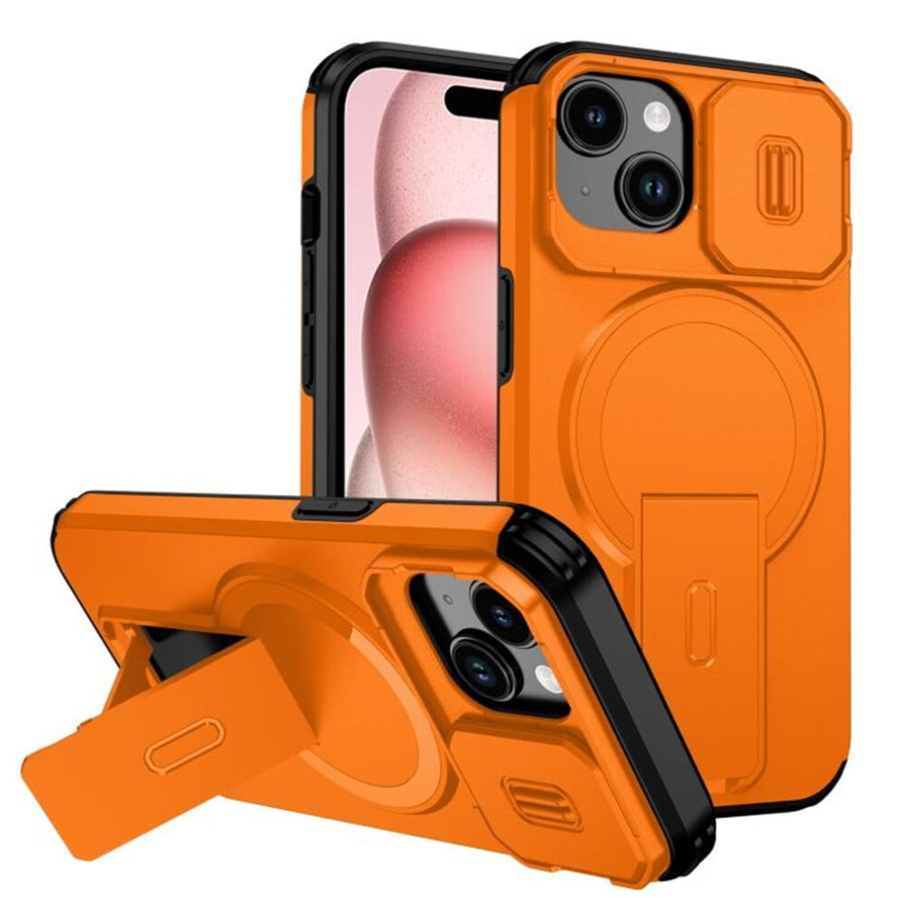 Iphone 15 6.1 Inch Case Shockproof With Magsafe And Orange 9180435682819