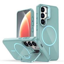 Slanke, matgroene TPU-hoes voor Samsung Galaxy S25+/S24+ 5G