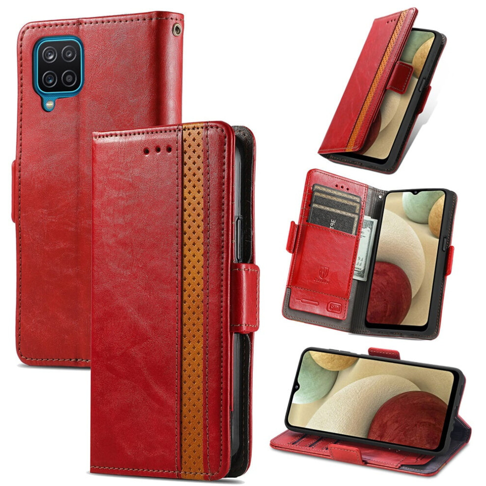 Samsung Galaxy A12 Leather Wallet Case With Rfid Blocking 9165521138951