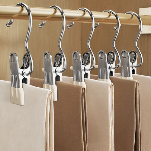 Pinces à linge et cintres à bottes robustes pour placard 1