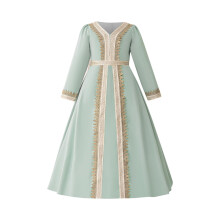 Medieval Princess Maxi Dress Green Size 7-8 Years