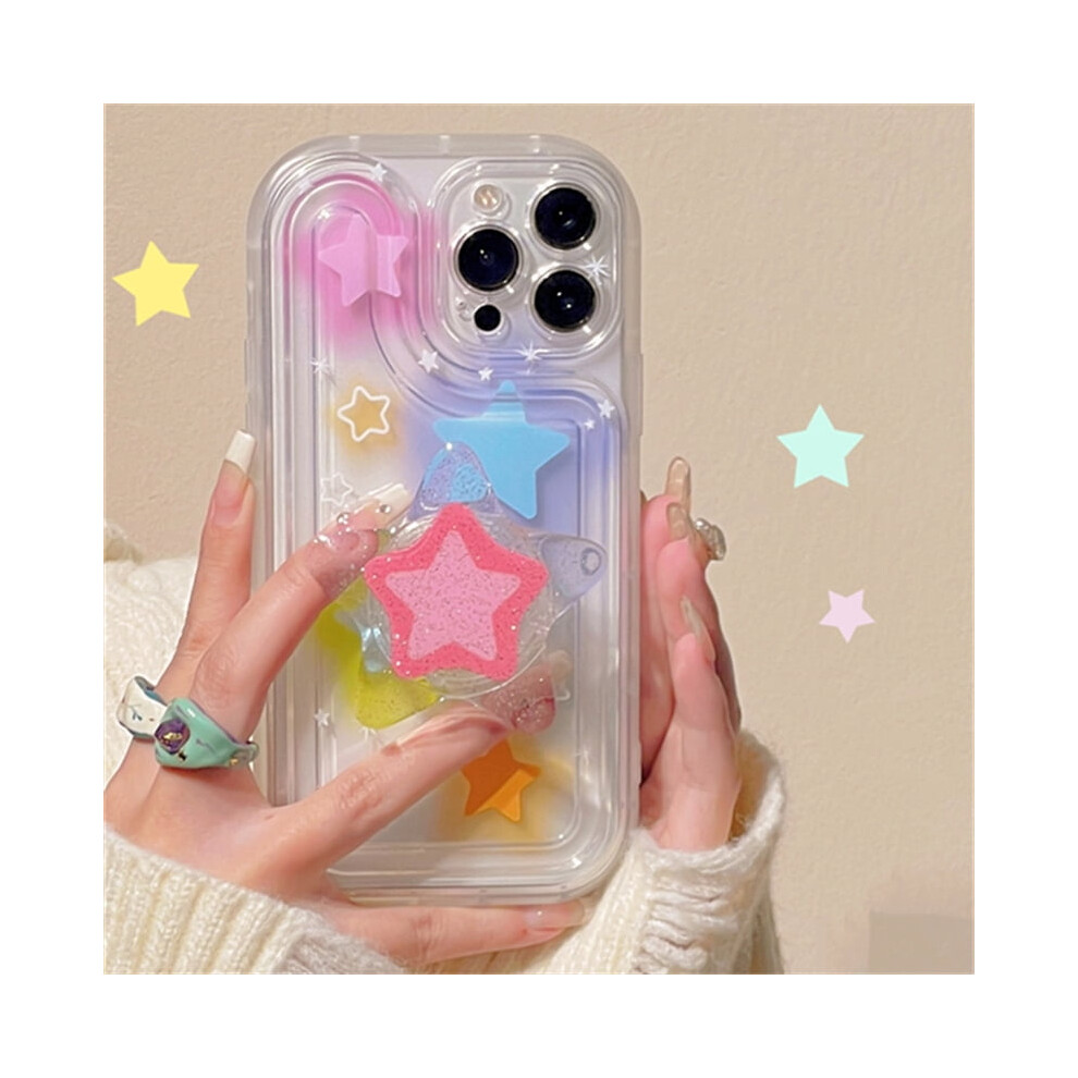 3D Glitter Star Ring Stand Case For Iphone 15Â11 Pro/Max 971050002729