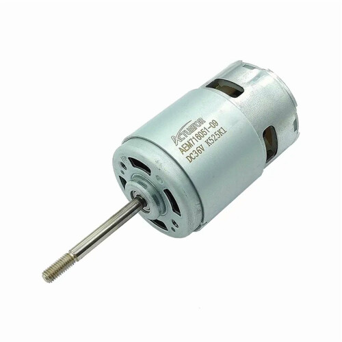 775Motor DC12V18V24V36V Κινητήρας υψηλής ισχύος με βιδωτό άξονα, μπροστινό ρουλεμάν,