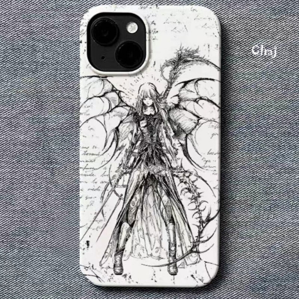 Clmj Y2k Punk Angel Silicone Phone Case Compatible With Iphone 13 Mini, 11, 12, 14 Plus, 15 Pro Max, Se 2020, Xr, X, Xs, 7, 8 9165521632114