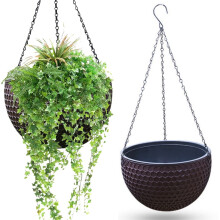 10-Zoll-Hängepflanzgefäße für Zimmerpflanzen, Pflanztöpfe für den Garten, Wabenform