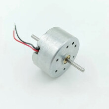 Mótar Mini300 le Seafta Dúbailte RF-300, 24mm Leictreach Ardluais, 14000RPM, DC6V-18V le haghaidh Traein Iarnróid Bréagán DIY