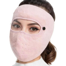 Winter winddicht gezichtsmasker met afneembare bril (1 stuk)