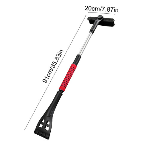 Car Snow Brush with Ice Scraper 3-in-1 2