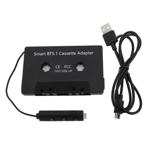 Adattatore Bluetooth Wireless per Cassetta 5V BT5.1 Universale per Auto e Veicoli 1