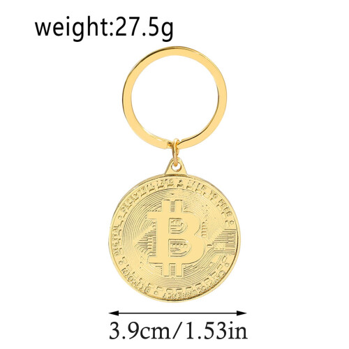 Συλλεκτικό μπρελόκ Cryptos με μοτίβα, κομψό μενταγιόν μπρελόκ μεταλλικής κατασκευής 2