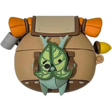 Silikoninen AirPods Pro Gen1- ja 2-kotelo avaimenperällä Korok