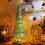LED Glass Christmas Tree Warm White Lights Battery Powered 5