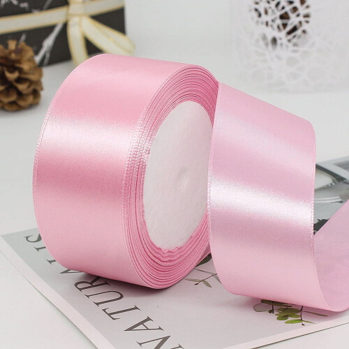 Rosa satinband 4,7 cm x 7,5 meter