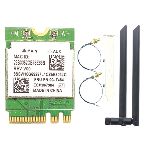 2X RTL8821AE Dual Frequency Network Card M.2 NGFF 2230 Wireless Network Card WIFI Module Network Card Adapter 1