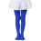 Leggings de danse très élastiques pour filles, bleus, 6-12 ans 4