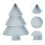 Julgransfruktfat med plastfack 2-pack 7