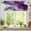 Marble Grey Purple Valance 54x18in Light Filtering 2