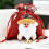 Sacs cadeaux de Noël réutilisables avec cordon de serrage (lot de 12) 5
