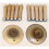 Handklocka Traditionell stil Gyllene koppar 1 set 3
