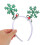 Snöflingehårband Festlig Plastdesign 4 st 5