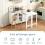 Rotating Extendable Bar Cabinet, Doors & Storage 6
