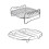 2Pcs Round Cooking Rack Stainless Steel Cooling Steaming Rack Kitchen Baking Stand 3