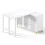 Rotating Extendable Bar Cabinet, Doors & Storage 8