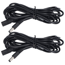 2er-Pack Solarlicht-Verlängerungskabel 5,5x2,1mm DC 12V 24V Stromkabel 2 Stück