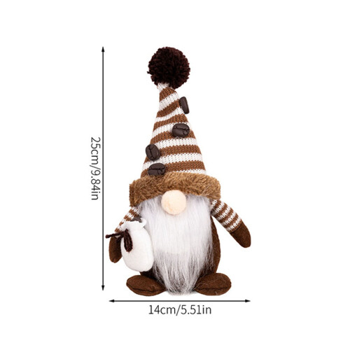 Svensk Tomte Kaffe Gnome Dekor 1 st 2