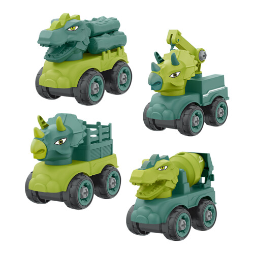 Διαδραστικά παιχνίδια για νήπια Φορτηγά με κινητήρα τριβής Αυτοκίνητα push and go 1