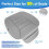 Bilsædehynde Memory Foam Skridsikker Sort 5