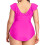 Women's Wrap Front One-Piece Swimsuit with Tummy Control 3