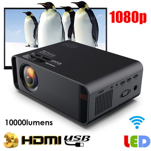 Έξυπνος προβολέας εξωτερικού χώρου με θύρα HDMI και USB, δυνατότητα αυτόματης 1