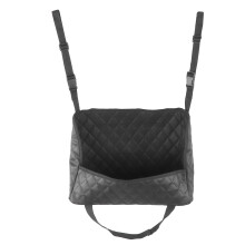 Universal Car Handbag Holder PU Seat Pocket | Large Capacity Black
