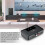 Bluetooth stereo-adapter, Bluetooth 5.3-ontvanger, multifunctionele interface, draadloze verbinding met groot bereik, intuïtief LCD-scherm. 3
