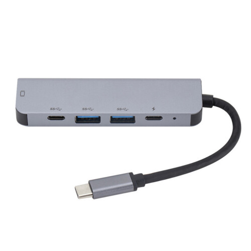 Προσαρμογέας HDMI τύπου C με διανομέα USB με απαγωγή θερμότητας, προσαρμογέας 1