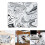 Tappetino per mouse da gioco impermeabile con base in gomma, 400x450 mm 2