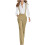 Women's Solid Jumpsuit with Front Zipper and Adjustable 2