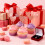 Glitter hart taarttopper Valentijnsdag, 20 stuks 6