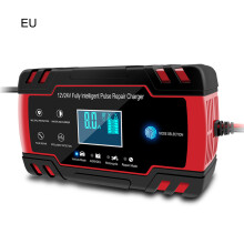 Komplettlösung für Kfz-Batterien, Impulsreparaturfunktion und Batteriesulfatierungserkennung mit mehrfachen Sicherheitsfunktionen, LCD-Display
