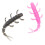 Esche artificiali morbide con coda divisa, swimbaits da 4 cm, 0,35 g, 10 pezzi 4