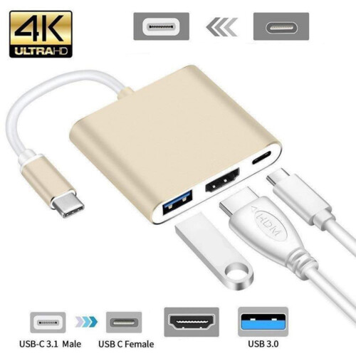 Adattatore da Type-C a HDTV 3840x2160 per telefono e computer 1