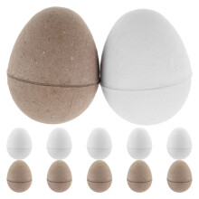 24Stk Papiereier Zum Bemalen, Leere DIY Eier Für Osterdekoration