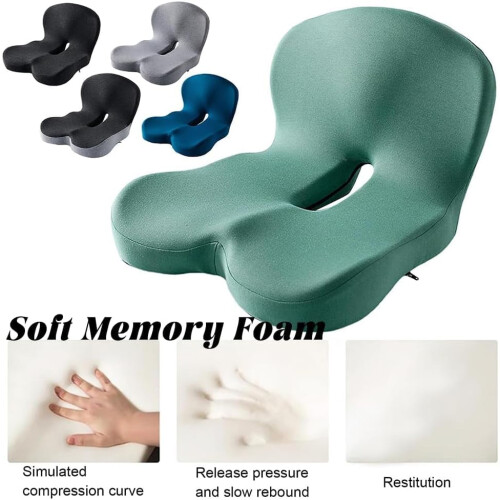 Sædehynde i memory foam med lændestøtte (1 stk.) 1